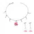 Cute Silber Set: Armband + Ohrringe SET-7133