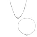 Faye Silber Set: Bracelet + Necklace SET-7157