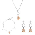 Maite Silber Set: Halskette + Armband + Ohrringe SET-7376