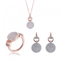 Alisia Silber Set: Necklace + Earrings + Ring SET-7420