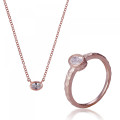 Robin Silber Set: Necklace + Ring SET-7434