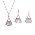 Carina Silber Set: Necklace + Earrings SET-7436