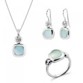 Anat Silber Set: Necklace + Earrings + Ring SET-7467