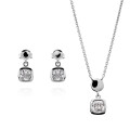 Myrela Silber Set: Necklace + Earrings SET-7486