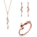 Loana Silber Set: Necklace + Earrings + Ring SET-7505/RG