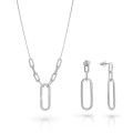 Essence Silber Set: Necklace + Earrings SET-7560