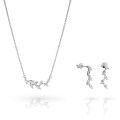 Charlene Silber Set: Necklace + Earrings SET-7568