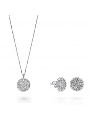Bella Silber Set: Necklace + Earrings SET-7565