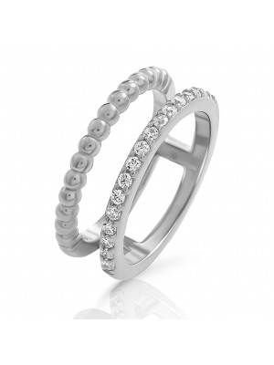 Chic Silber Ring ZR-7537
