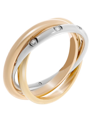 Tricolor 14K Ring RD-3086