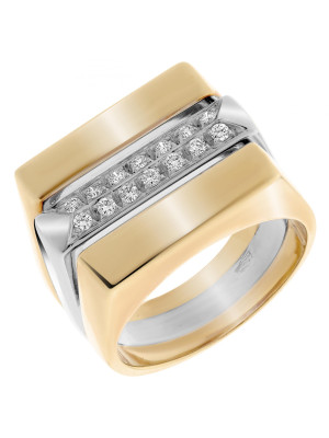 Bicolor 18K Ring RD-33017