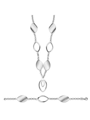 Silber Set: Armband + Ohrringe SET-020