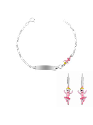 Oviva Silber Set: Armband + Ohrringe SET-7137/1