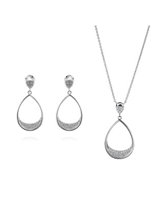 Jolina Silber Set: Necklace + Earrings SET-7490