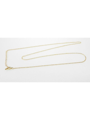 Silber Halsband ZK-2727-GOLD/58+5