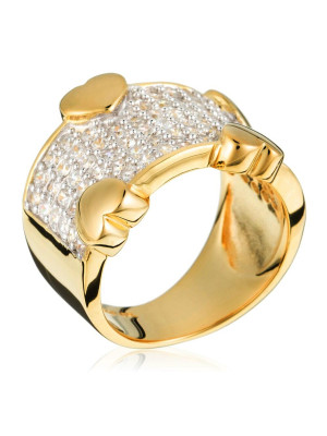 Silber Ring ZR-3605-GOLD