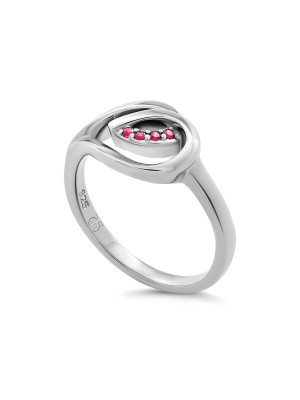 Dazzle Silber Ring ZR-7518/R