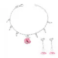 Cute Silber Set: Armband + Ohrringe SET-7133