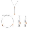 Lorelei Silber Set: Halskette + Armband + Ohrringe SET-7386