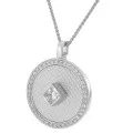 Huda Silber Halskette mit Anhänger ZH-7290