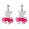 Bear Bow Silber Ohrhänger ZO-7132