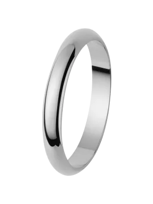 Weißgold 9K Wedding ring OR110/25/NY/50