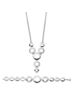 Silber Set: Halskette + Armband SET-019