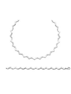 Silber Set: Halskette + Armband SET-040
