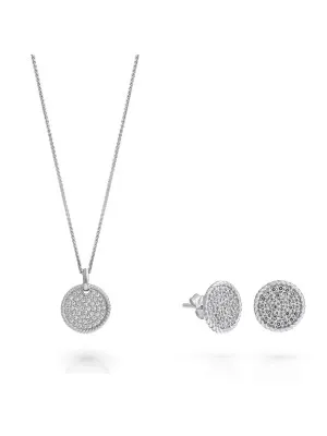 Bella Silber Set: Necklace + Earrings SET-7565