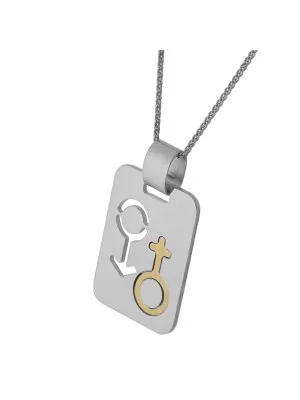 Silber Halskette mit Anhänger ZH-4281