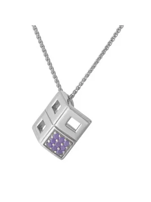 Silber Halskette mit Anhänger ZH-4313