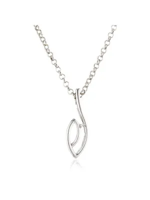 Silber Halskette mit Anhänger ZH-4416
