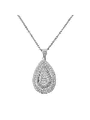 Silber Halskette mit Anhänger ZH-4436
