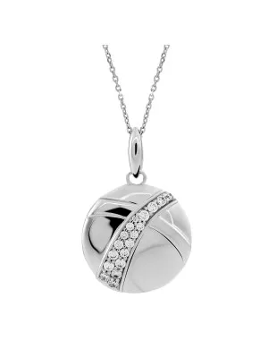 Silber Halskette mit Anhänger ZH-4490