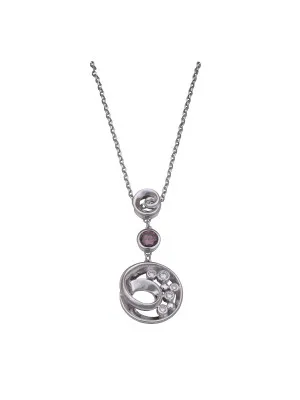Silber Halskette mit Anhänger ZH-4493