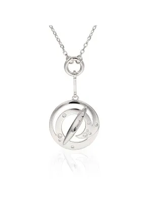 Silber Halskette mit Anhänger ZH-4494