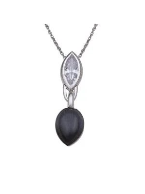 Silber Halskette mit Anhänger ZH-4531