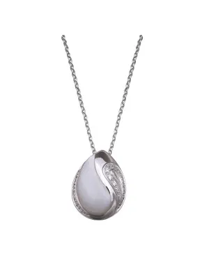 Silber Halskette mit Anhänger ZH-4557