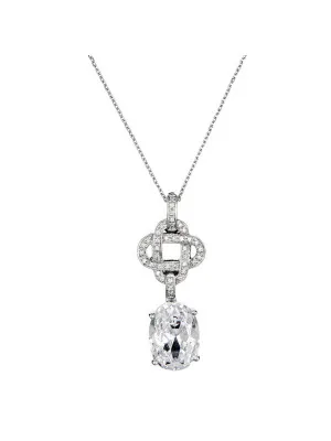 Silber Halskette mit Anhänger ZH-4558