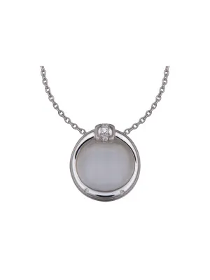 Silber Halskette mit Anhänger ZH-4561