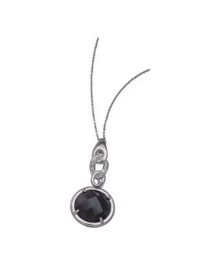 Silber Halskette mit Anhänger ZH-4565