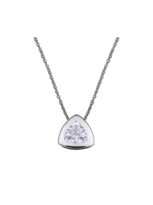 Silber Halskette mit Anhänger ZH-4566
