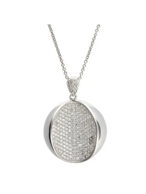Silber Halskette mit Anhänger ZH-4578