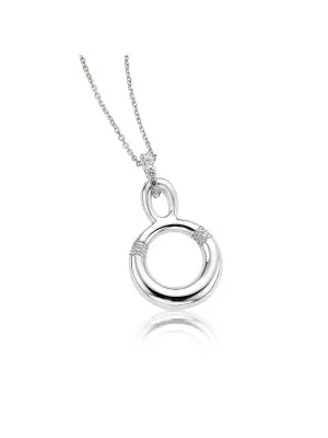 Silber Halskette mit Anhänger ZH-4588