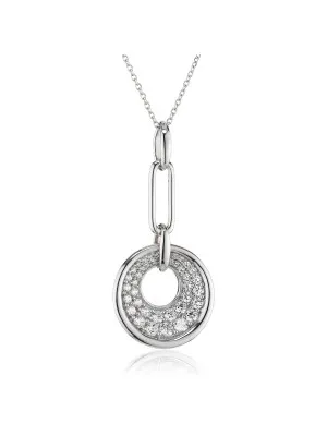 Silber Halskette mit Anhänger ZH-4592