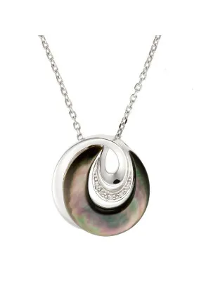 Silber Halskette mit Anhänger ZH-4612
