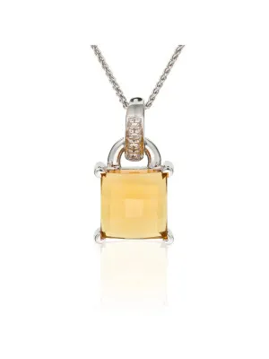 Silber Halskette mit Anhänger ZH-4629