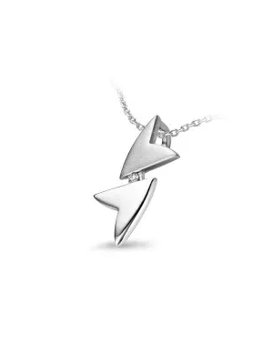 Silber Halskette mit Anhänger ZH-4639