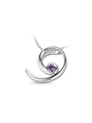 Silber Halskette mit Anhänger ZH-4687