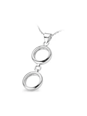 Silber Halskette mit Anhänger ZH-4704